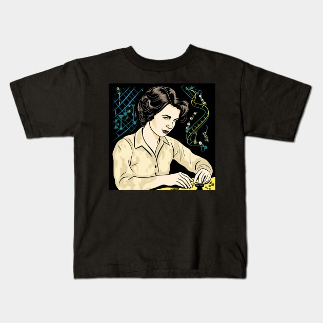 Rosalind Franklin Kids T-Shirt by ComicsFactory